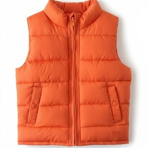 Baby GAP Winter Cold Control Max Puffer Vest Orange